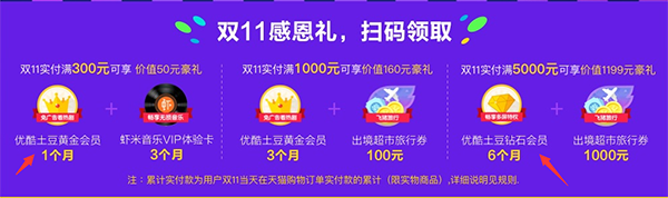 再见双11感恩礼