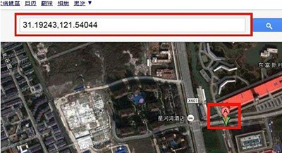谷歌地图经纬度