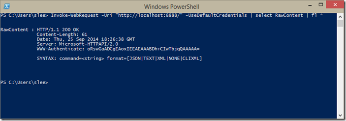 image 使用简单的HTTP api来执行PowerShell脚本